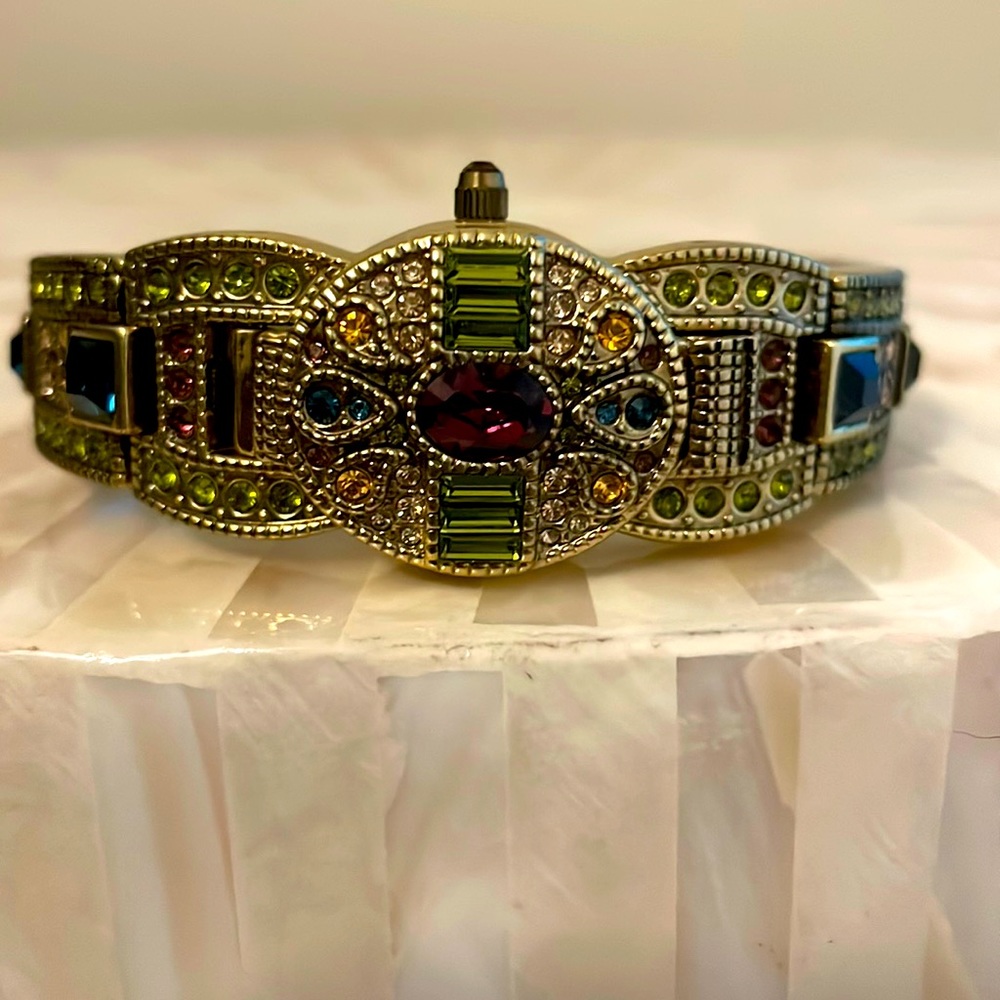 Heidi Daus Hinged Bangle Watch